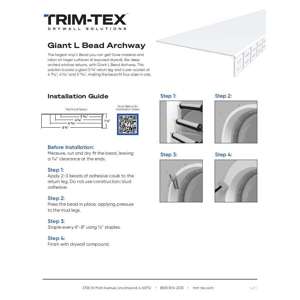 Preview of Giant L Bead Archway Installation Guide